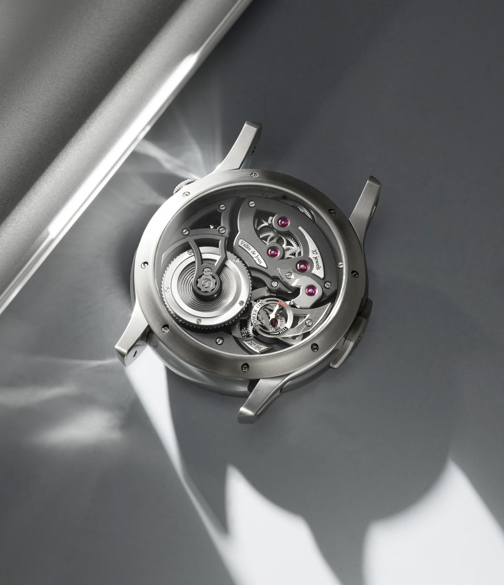 caseback Romain Gauthier Logical One  Titanium preowned watch at A Collected Man London