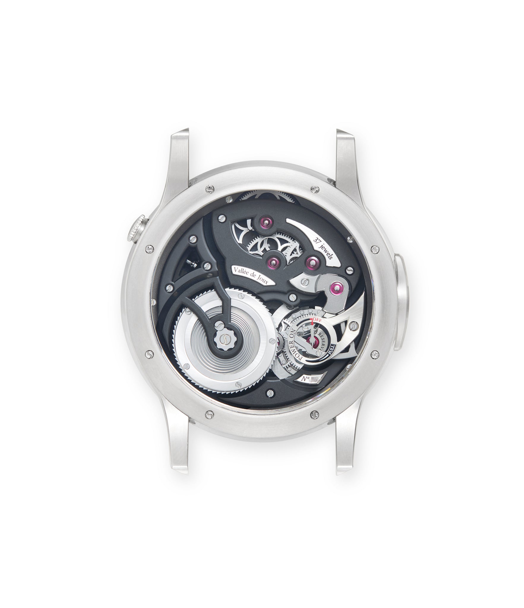 caseback Romain Gauthier Logical One  Titanium preowned watch at A Collected Man London