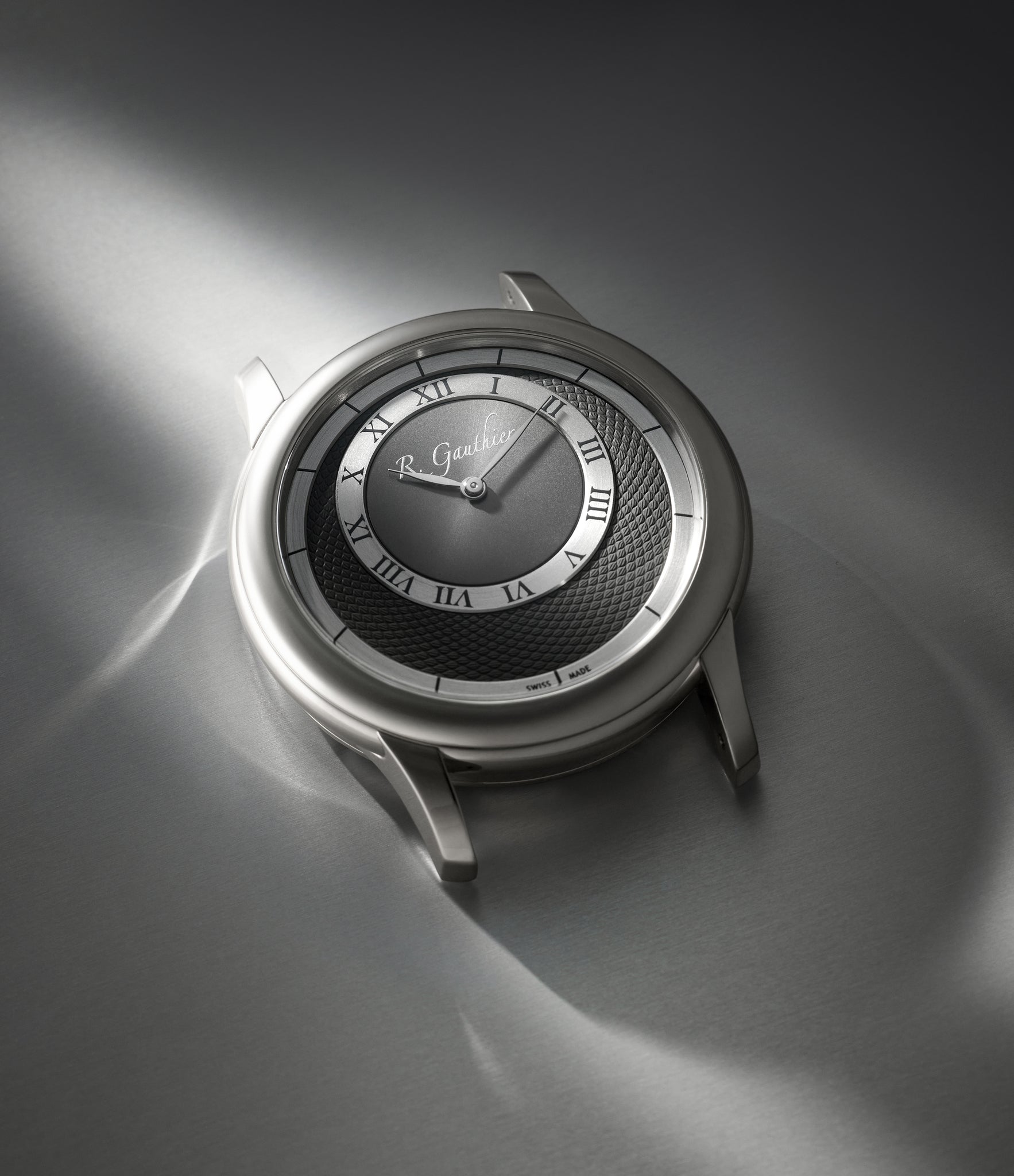 rare Romain Gauthier Prestige HM  Platinum preowned watch at A Collected Man London