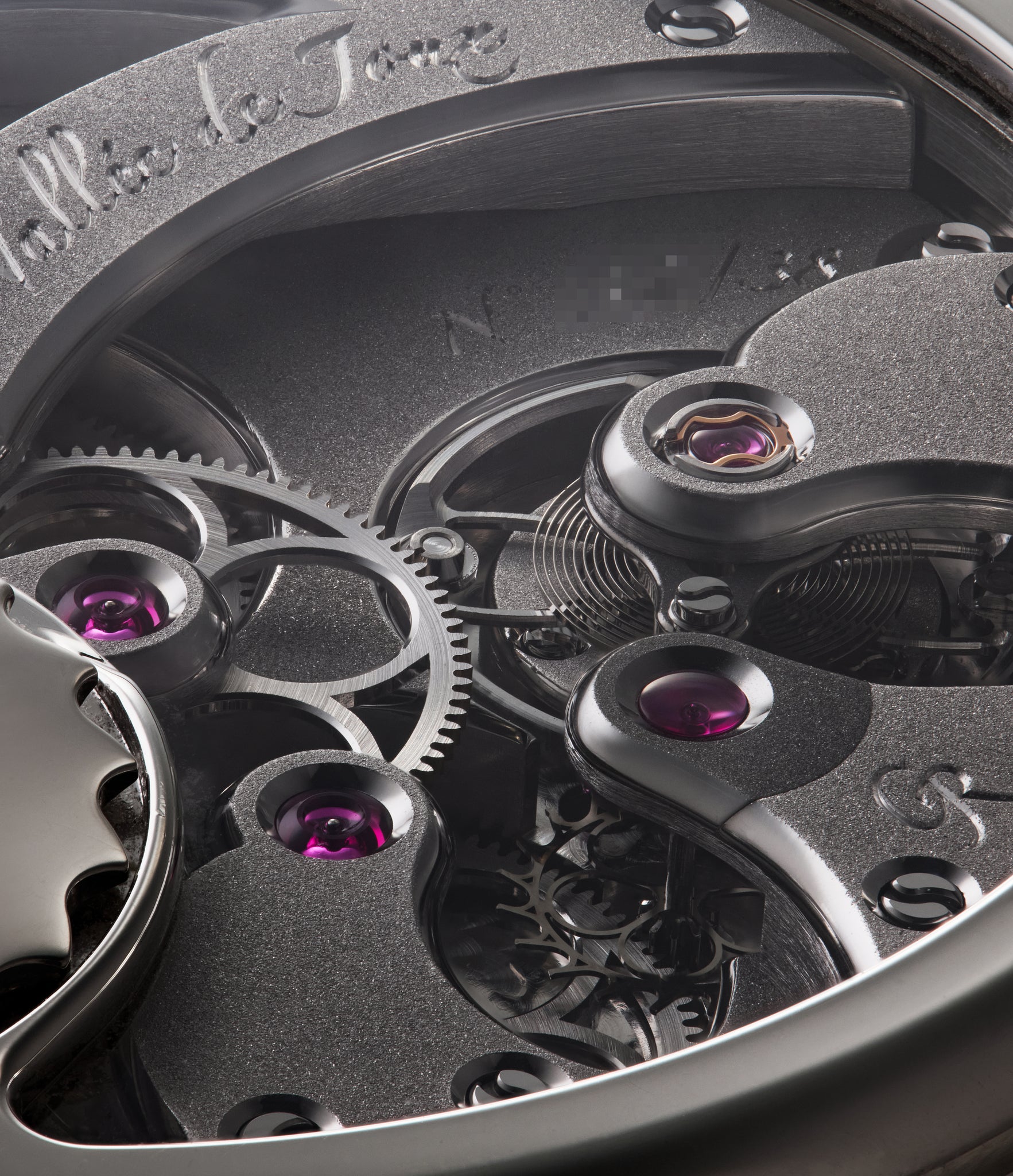 caseback Romain Gauthier Prestige HM  Platinum preowned watch at A Collected Man London