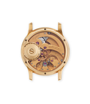 caseback Romain Gauthier Prestige HM  Rose Gold preowned watch at A Collected Man London