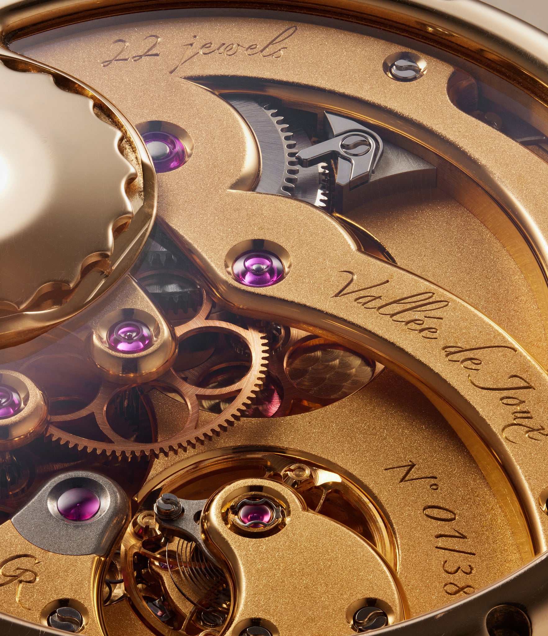 caseback Romain Gauthier Prestige HM  Rose Gold preowned watch at A Collected Man London