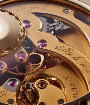 caseback Romain Gauthier Prestige HM  Rose Gold preowned watch at A Collected Man London