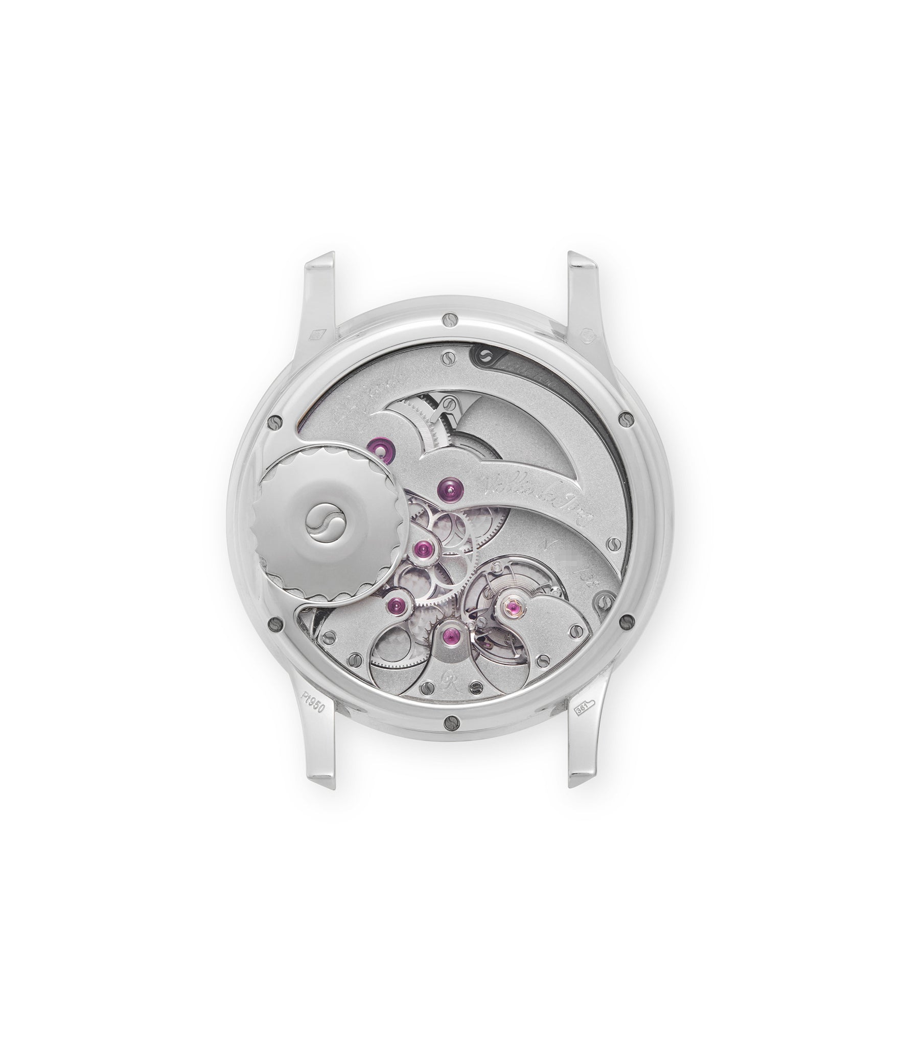 caseback Romain Gauthier Prestige HM  Platinum preowned watch at A Collected Man London