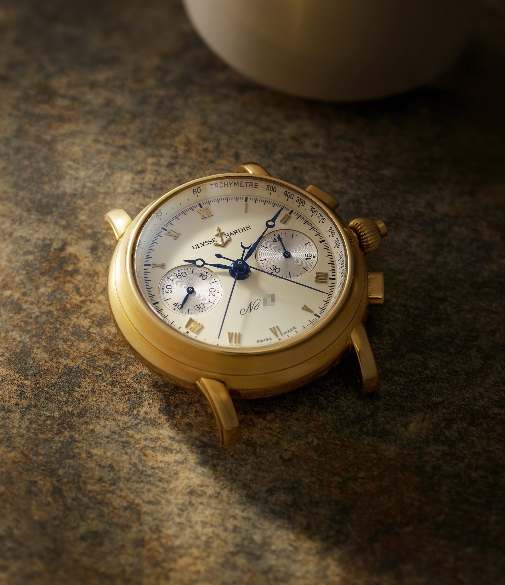 for sale Ulysse Nardin Split Seconds Chronograph  Yellow Gold preowned watch at A Collected Man London