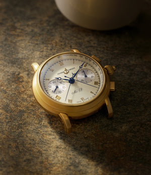 for sale Ulysse Nardin Split Seconds Chronograph  Yellow Gold preowned watch at A Collected Man London