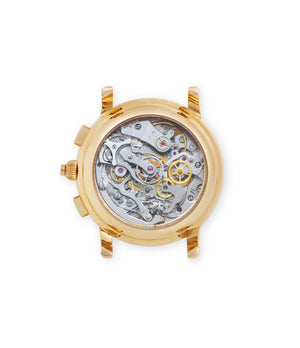caseback Ulysse Nardin Split Seconds Chronograph  Yellow Gold preowned watch at A Collected Man London