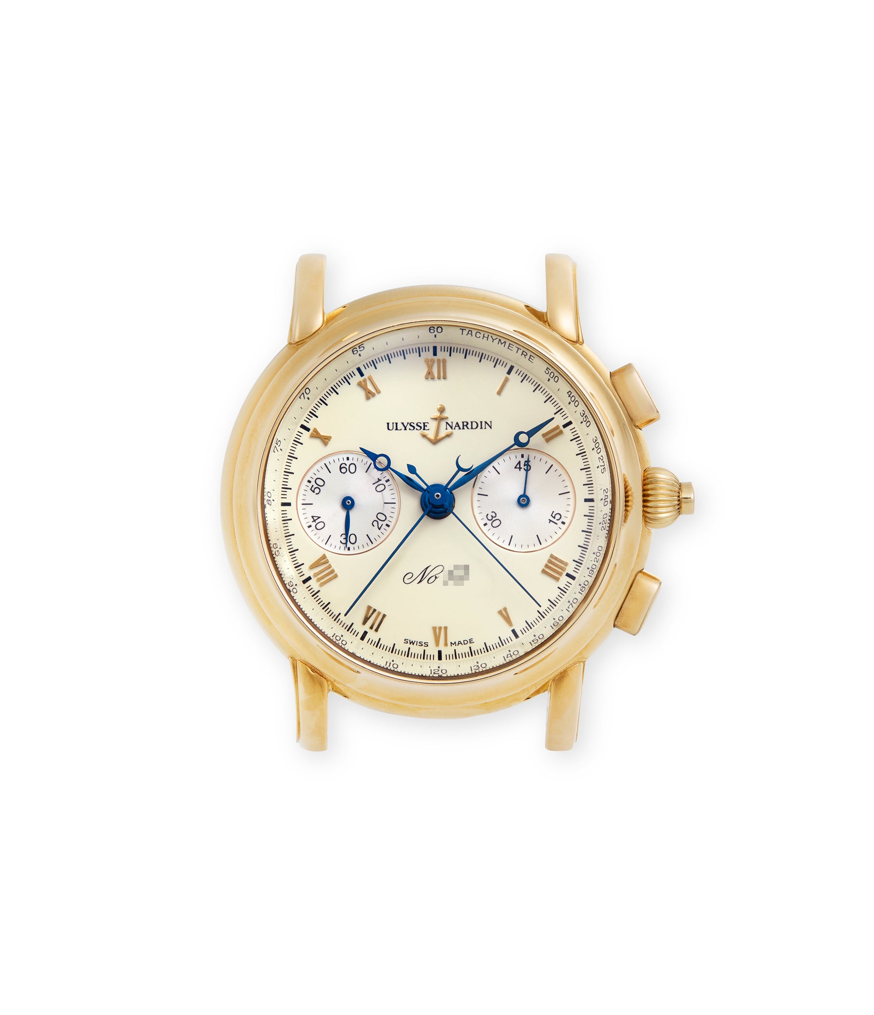 buy Ulysse Nardin Split Seconds Chronograph  Yellow Gold preowned watch at A Collected Man London
