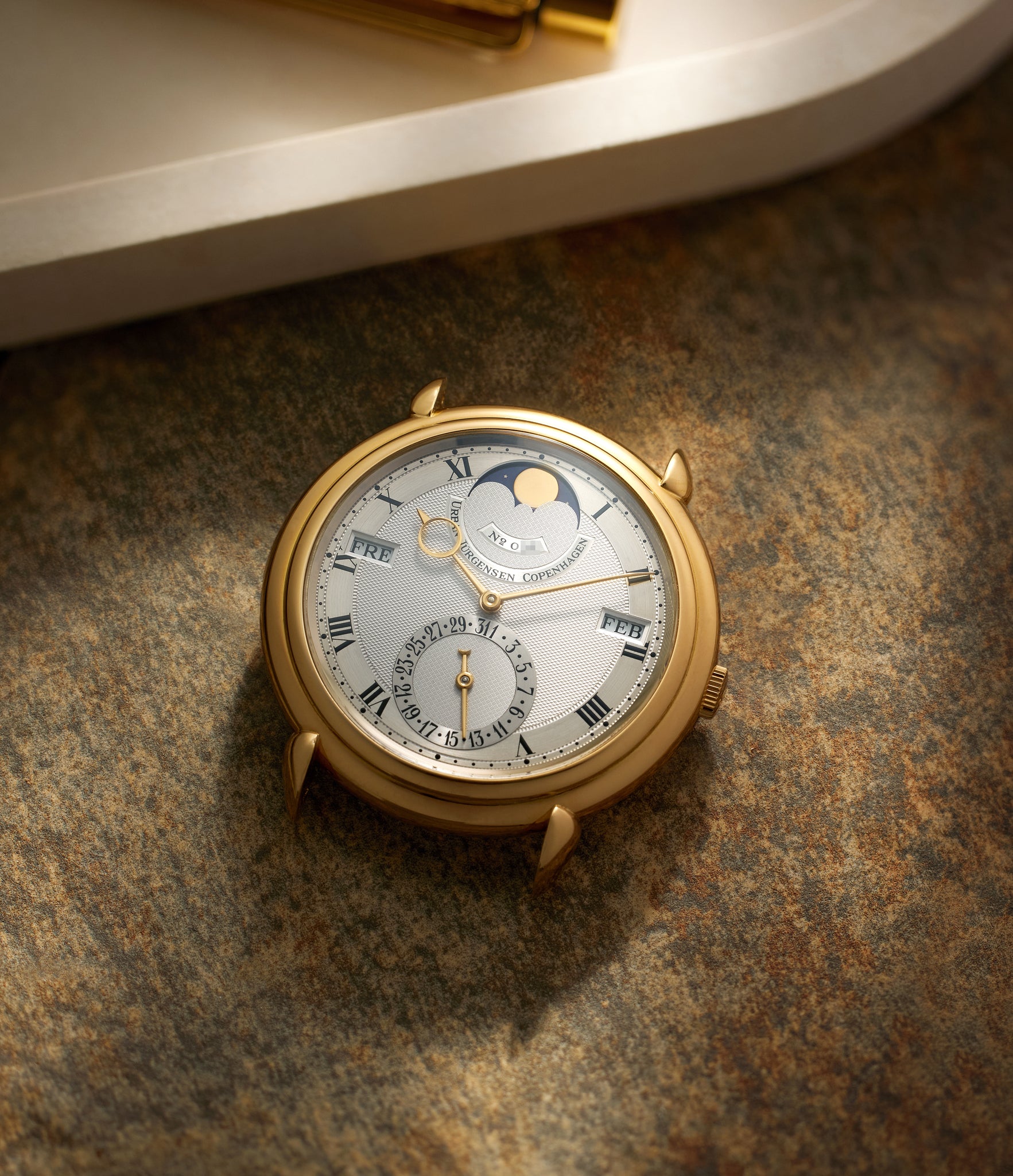 rare Urban Jürgensen Reference 2  Yellow Gold preowned watch at A Collected Man London