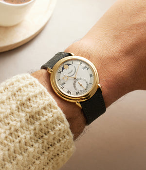 on the wrist Urban Jürgensen Reference 2  Yellow Gold preowned watch at A Collected Man London