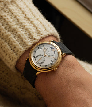 on the wrist Urban Jürgensen Reference 2  Yellow Gold preowned watch at A Collected Man London
