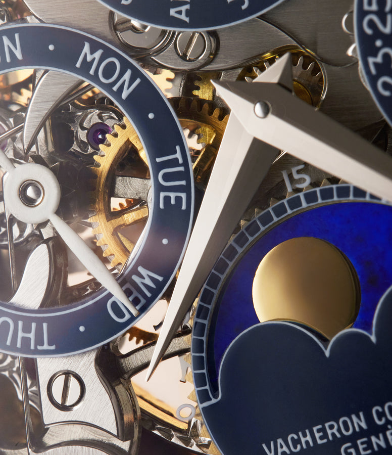for sale Vacheron Constantin Skeletonised Perpetual Calendar 43032P Platinum preowned watch at A Collected Man London