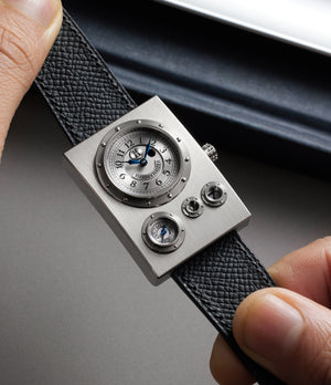 collect Vianney Halter Trio Grande Date  White Gold preowned watch at A Collected Man London
