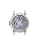 caseback Voutilainen 28TAi  Tantalum preowned watch at A Collected Man London