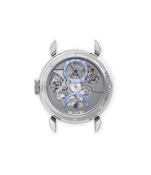 caseback Voutilainen 28TAi  Tantalum preowned watch at A Collected Man London
