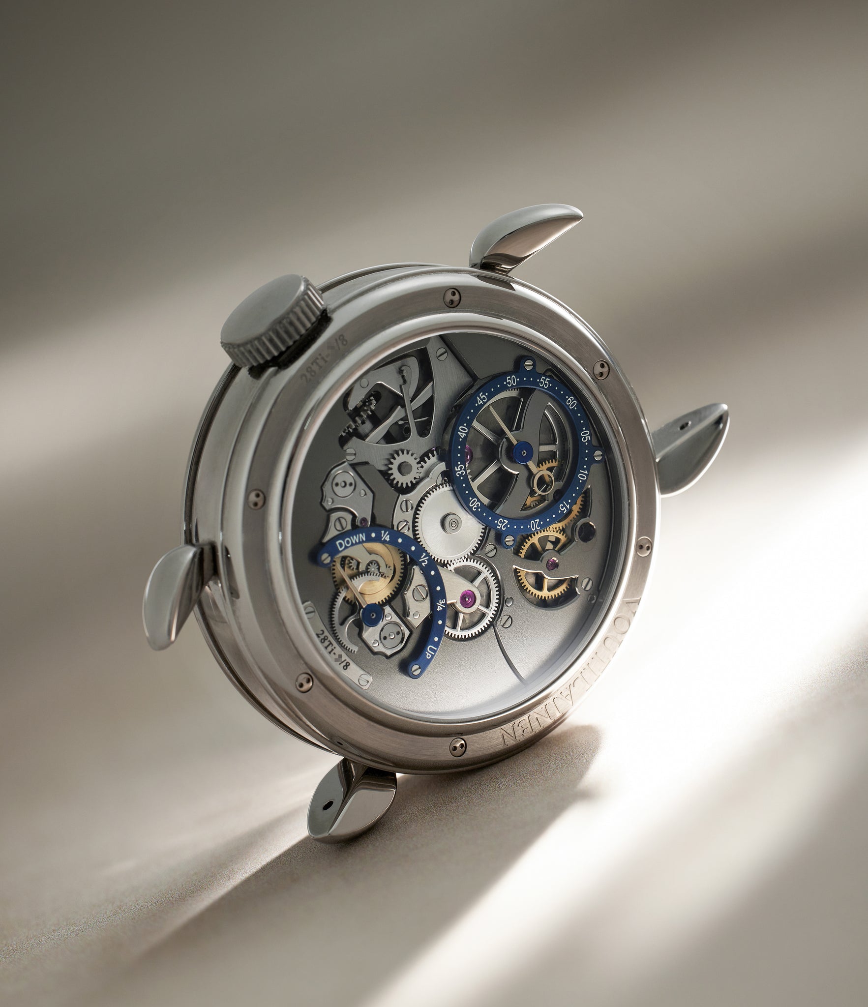 Voutilainen 28Ti  Titanium preowned watch at A Collected Man London
