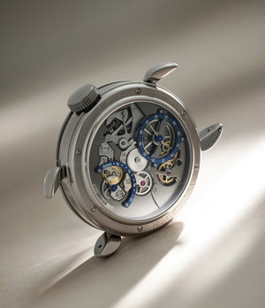 Voutilainen 28Ti  Titanium preowned watch at A Collected Man London
