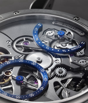 caseback 28Ti  Voutilainen Titanium preowned watch at A Collected Man London