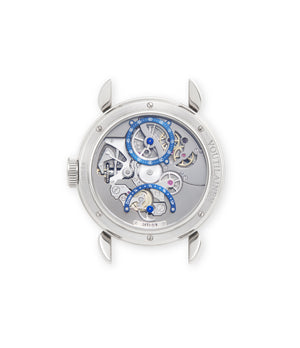 caseback Voutilainen 28Ti  Titanium preowned watch at A Collected Man London