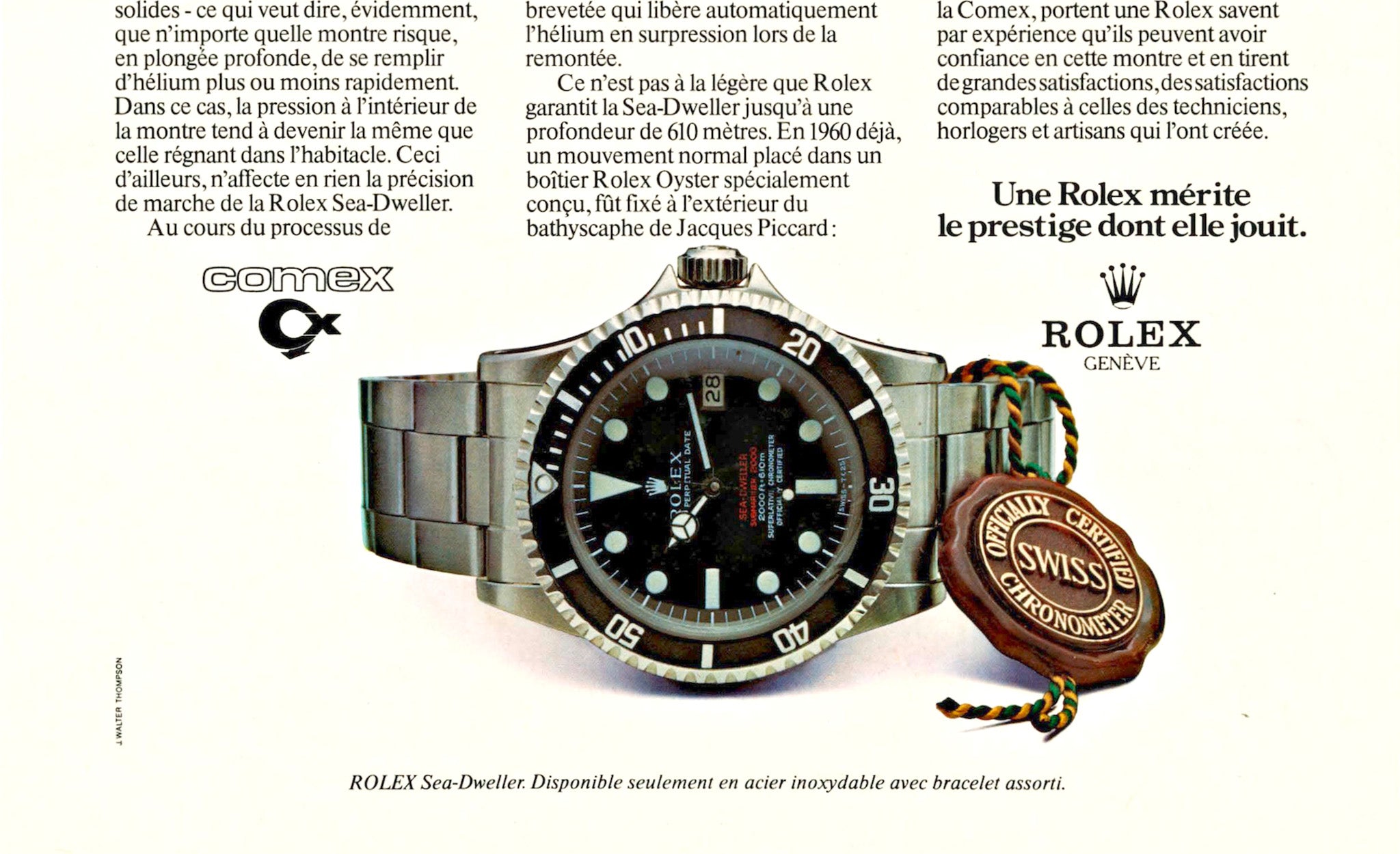 Comex diving rolex Clearance