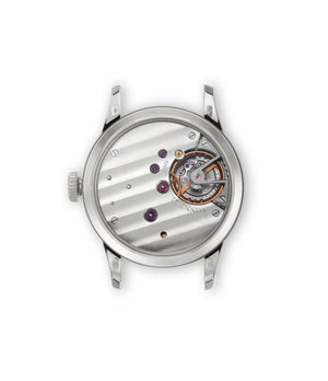 caseback Winnerl Tremblage  White Gold authorised retail partner watch at A Collected Man London