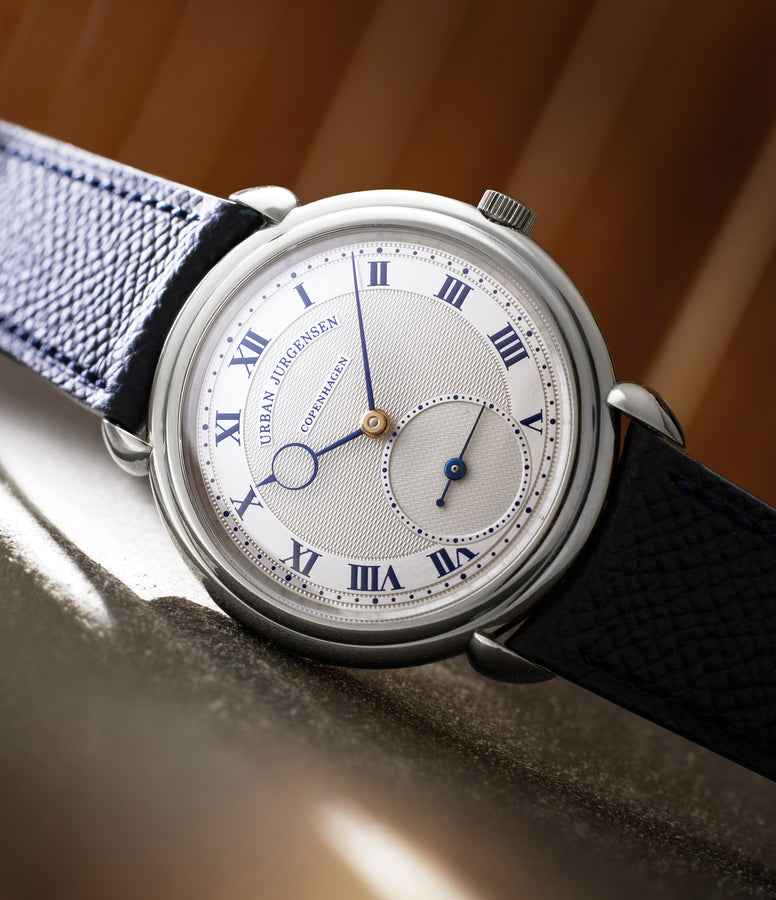 Rare Urban Jürgensen Reference 8  Platinum preowned watch at A Collected Man London
