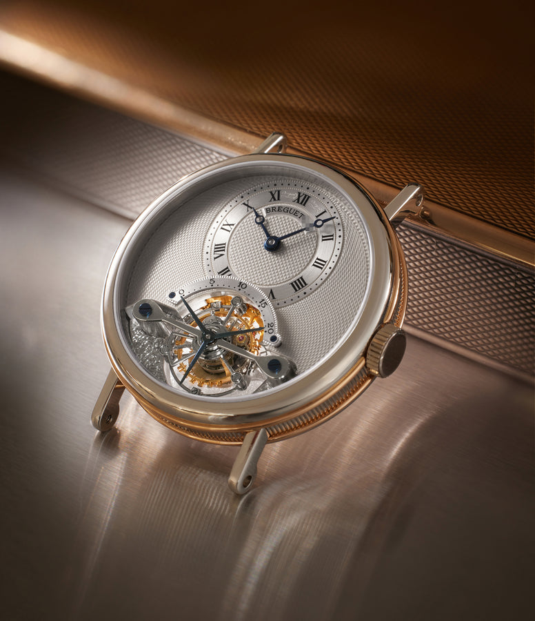 rare Breguet Tourbillon 3450 Platinum & Rose Gold preowned watch at A Collected Man London