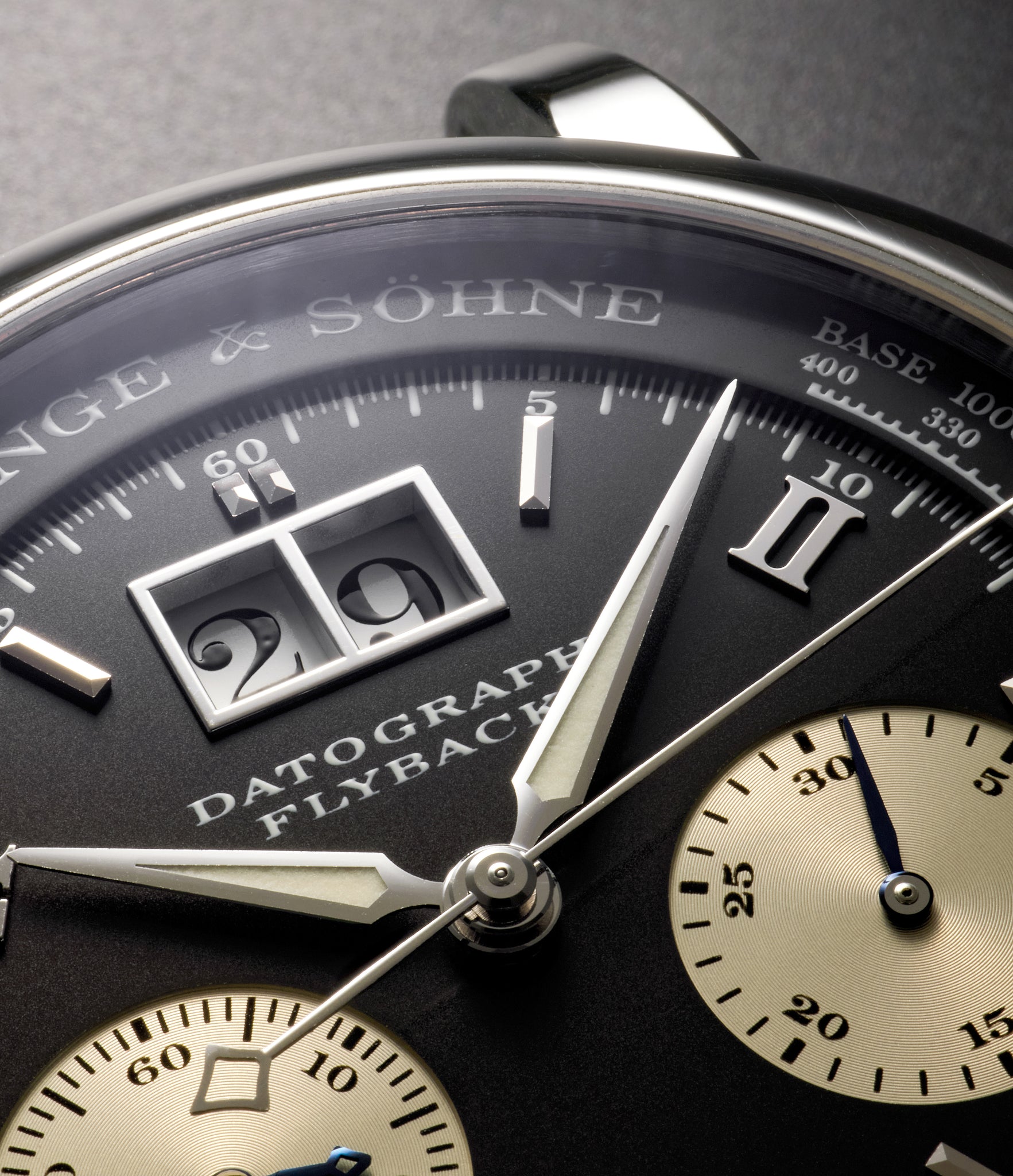selling A. Lange & Söhne Datograph 403.035 Platinum preowned watch at A Collected Man London