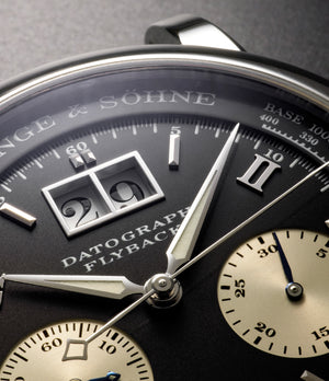 selling A. Lange & Söhne Datograph 403.035 Platinum preowned watch at A Collected Man London