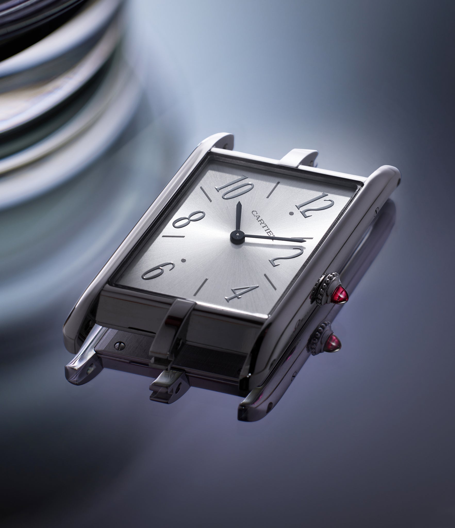 selling Cartier Asymétrique WGTA0042 Platinum preowned watch at A Collected Man London