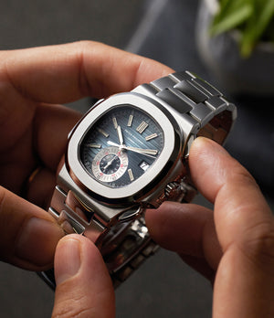 Stainless Steel Patek Philippe Chronograph Nautilus 5980A/1A-001  preowned watch at A Collected Man London