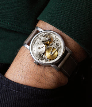 on the wrist Auffret Paris Tourbillon   preowned watch at A Collected Man London