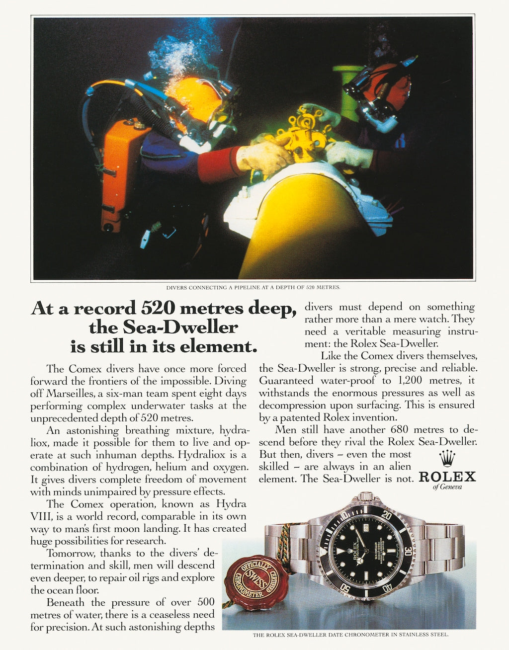 What does comex mean on a rolex watch Clearance