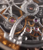caseback Vacheron Constantin Perpetual Calendar 43032/000P-7072 Platinum preowned watch at A Collected Man London