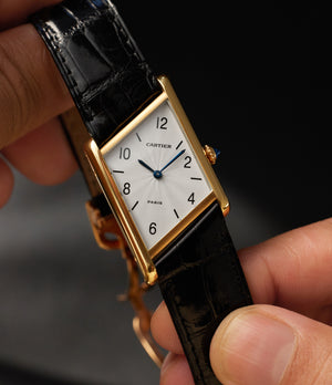 preowned Cartier Asymétrique 2488 Yellow Gold preowned watch at A Collected Man London