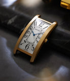 Cartier Tank Cintrée 2718 Yellow Gold preowned watch at A Collected Man London