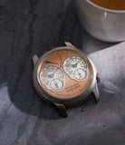 rare F. P. Journe Chronomètre à Résonance  Platinum preowned watch at A Collected Man London