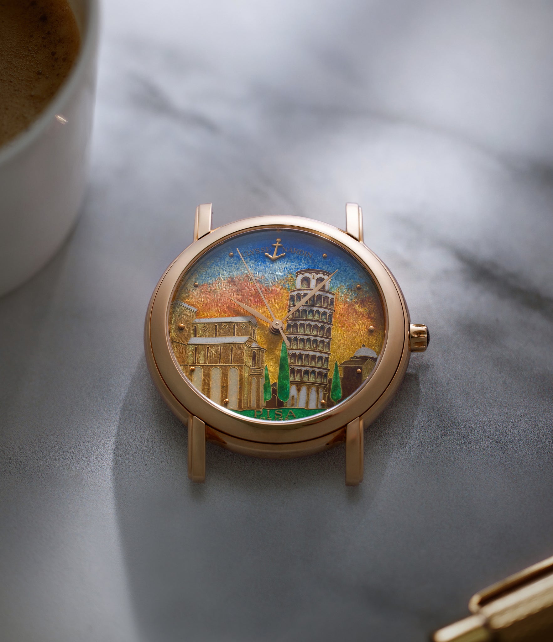 Ulysse Nardin San Marco 136-77-9/PISA Yellow Gold preowned watch at A Collected Man London