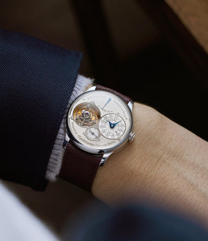 On wrist selling F. P. Journe Tourbillon Souverain  Platinum preowned watch at A Collected Man London Tourbillon Souverain | 38mm | Platinum F._P._Journe_Tourbillon_Souverain__platinum_A_Collected_Man_London_09.jpg A Collected Man london