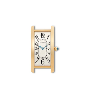 buy Cartier Tank Cintrée 2718 Yellow Gold preowned watch at A Collected Man London