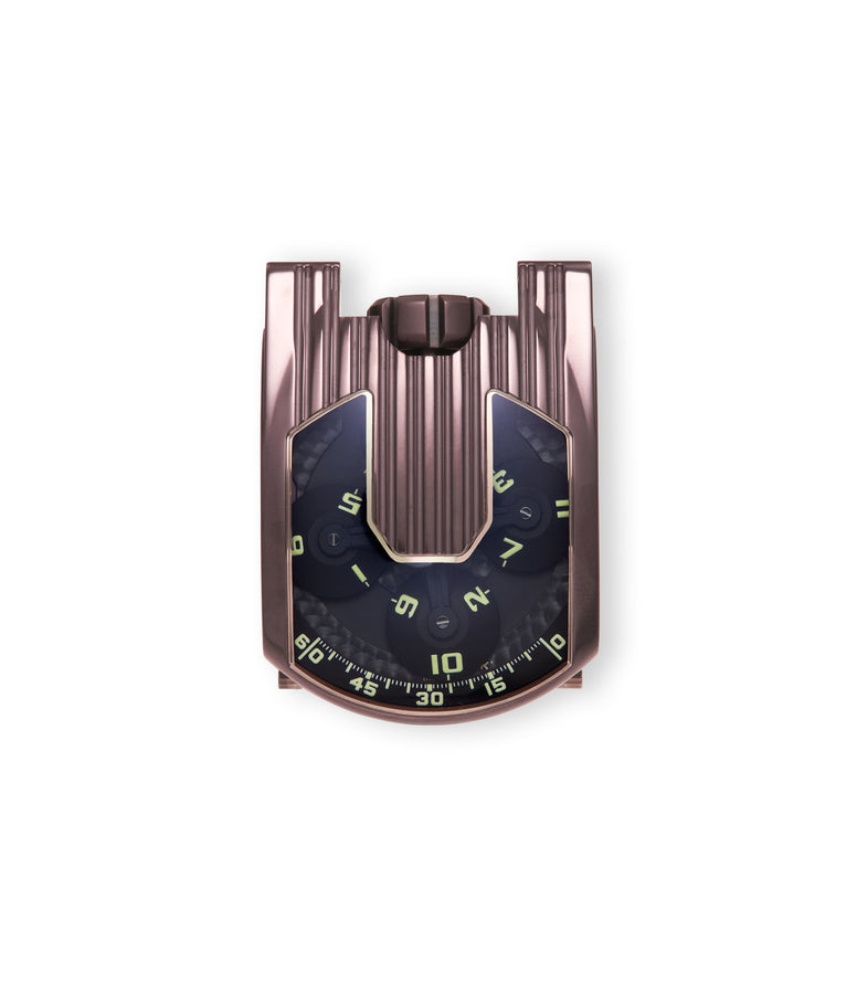 buy Urwerk UR-103.08 TiAlN  Stainless Steel preowned watch at A Collected Man London