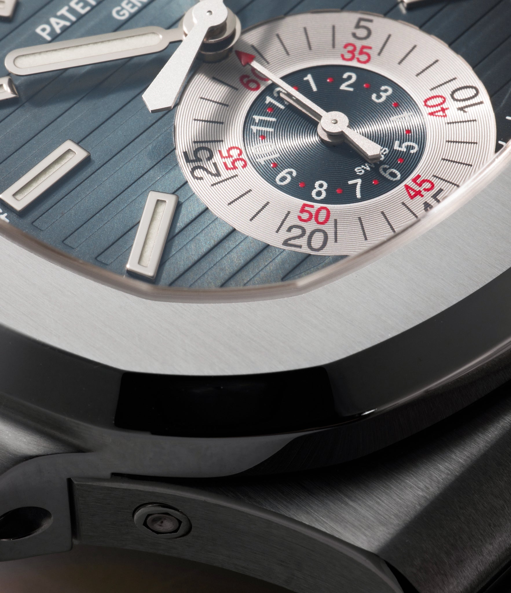 Chronograph Nautilus 5980A/1A-001 Patek Philippe Stainless Steel preowned watch at A Collected Man London
