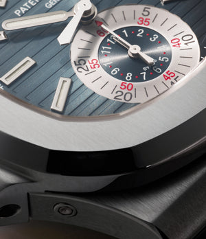 Chronograph Nautilus 5980A/1A-001 Patek Philippe Stainless Steel preowned watch at A Collected Man London