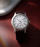 rare Laurent Ferrier Galet Classic Tourbillon Double Spiral   White Gold preowned watch at A Collected Man London