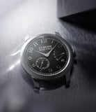 luxury F. P. Journe Chronomètre Souverain Black Label Platinum preowned watch at A Collected Man London