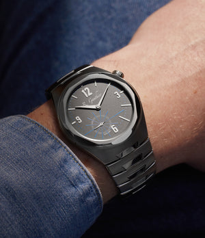 on the wrist Romain Gauthier Continuum MON00580 Titanium preowned watch at A Collected Man London