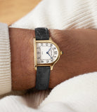 on the wrist Cartier Cloche de Cartier  Yellow Gold preowned watch at A Collected Man London