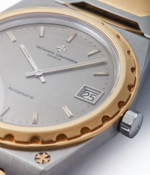 grey dial Vacheron Constantin Jumbo 222 two-tone bicolour steel gold sports watch for sale online A Collected Man London UK specialist of rare watches