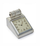 Silver Desk Clock | 8 Day