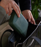 Zurich, four-watch folio Four-watch slim folio in emerald green grained leather | Available Worldwide | A Collected Man